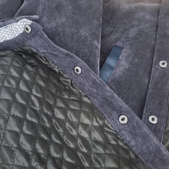 Navy Mens Corduroy Jacket size LARGE - Picture 9 of 15